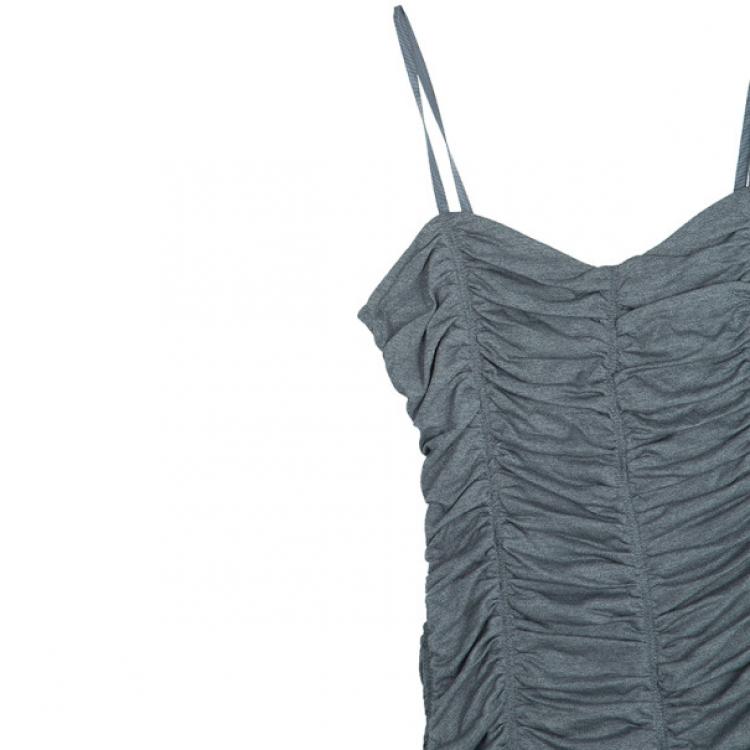 Pre Owned D and G Sleeveless Ruched Top S