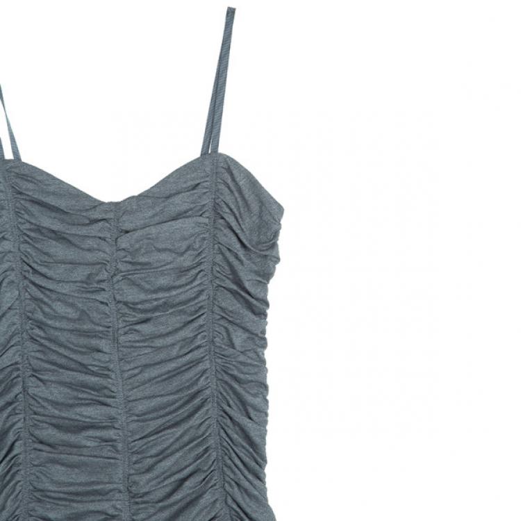 Pre Owned D and G Sleeveless Ruched Top S