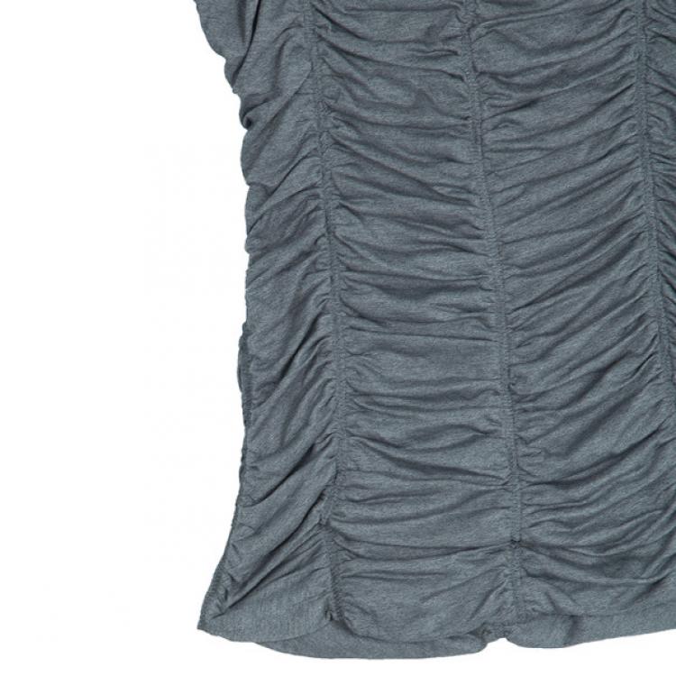 Pre Owned D and G Sleeveless Ruched Top S