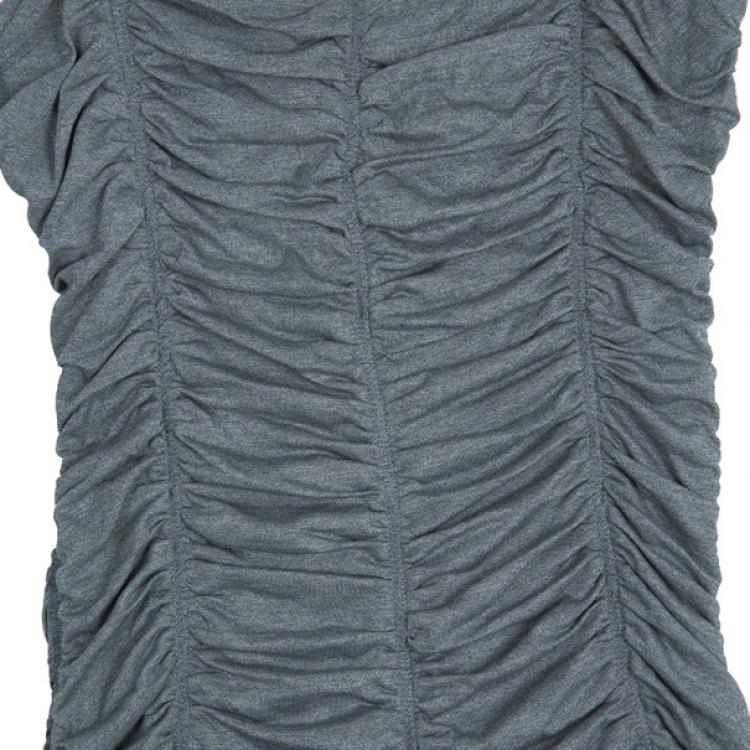 Pre Owned D and G Sleeveless Ruched Top S