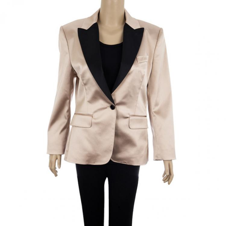 Pre Owned D and G Satin Tuxedo Jacket M