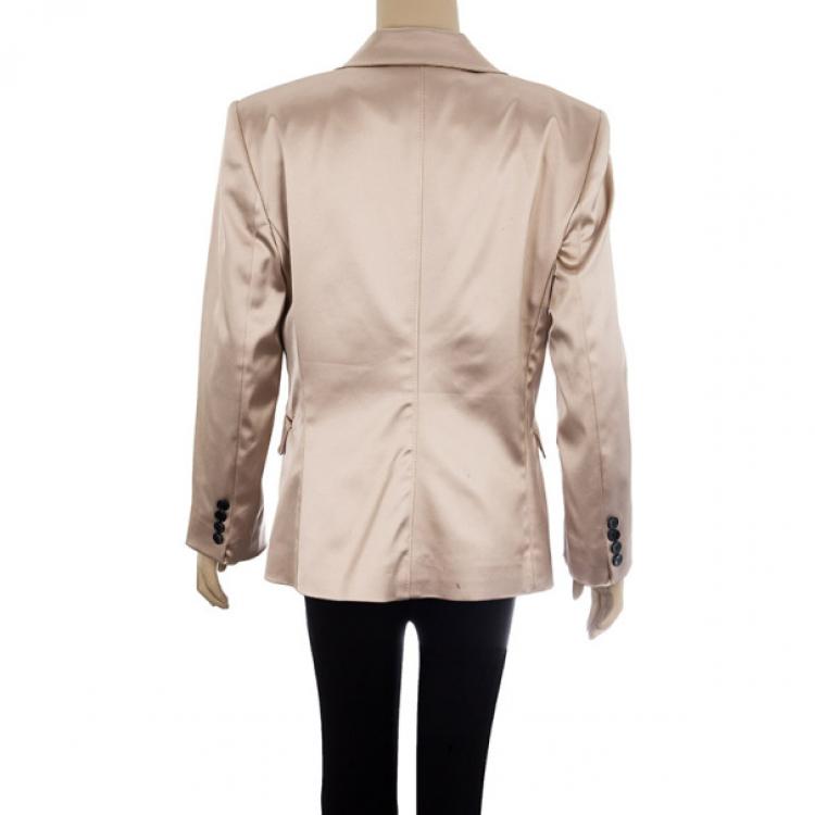 Pre Owned D and G Satin Tuxedo Jacket M