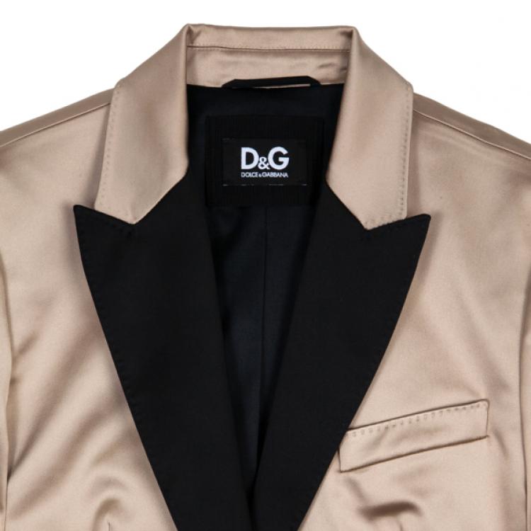Pre Owned D and G Satin Tuxedo Jacket M