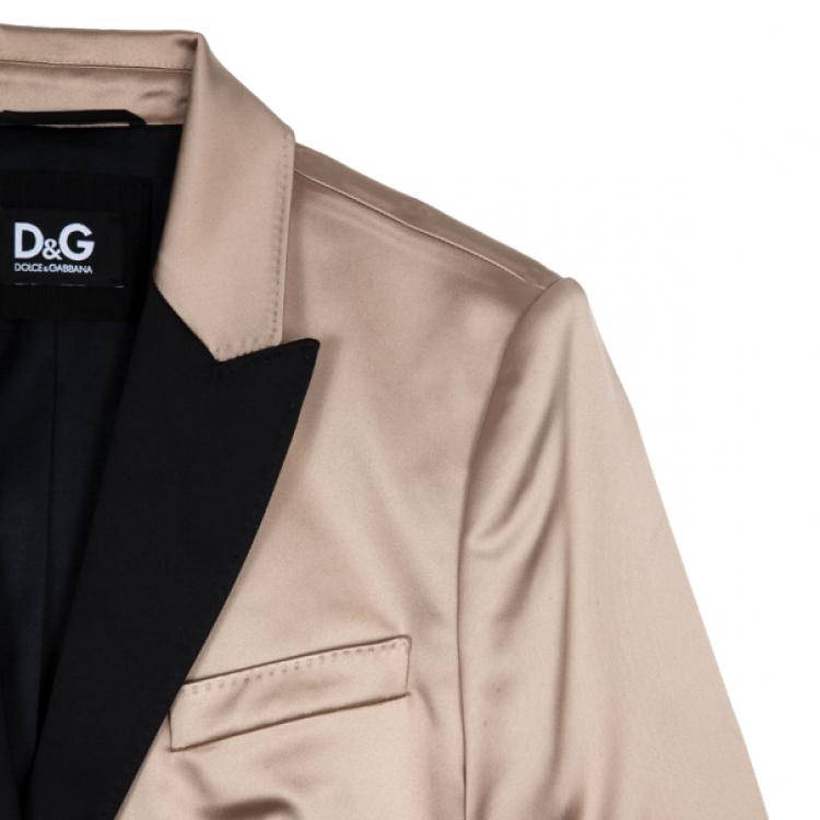 Pre Owned D and G Satin Tuxedo Jacket M