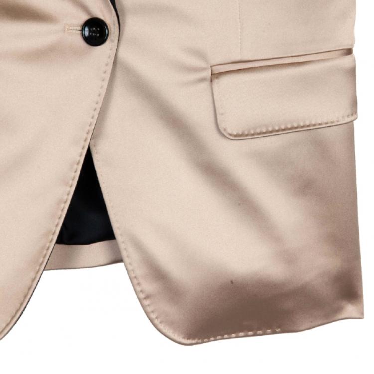 Pre Owned D and G Satin Tuxedo Jacket M