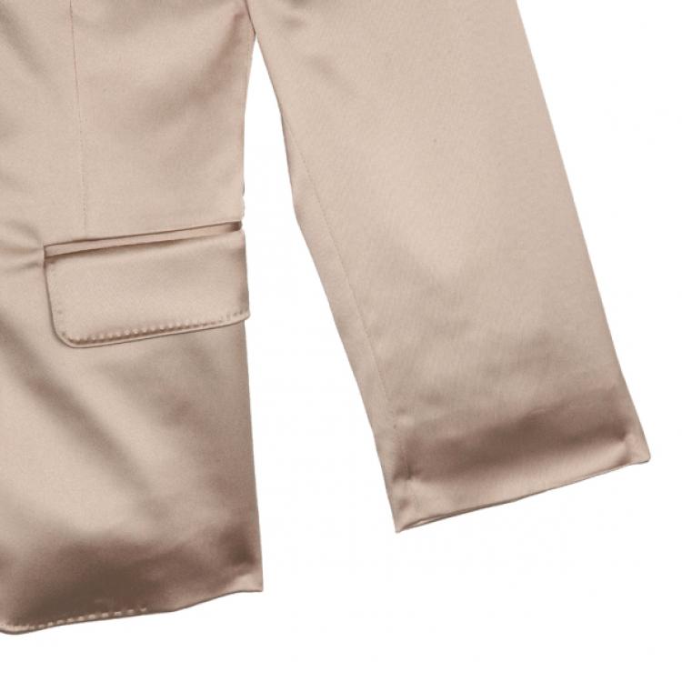 Pre Owned D and G Satin Tuxedo Jacket M