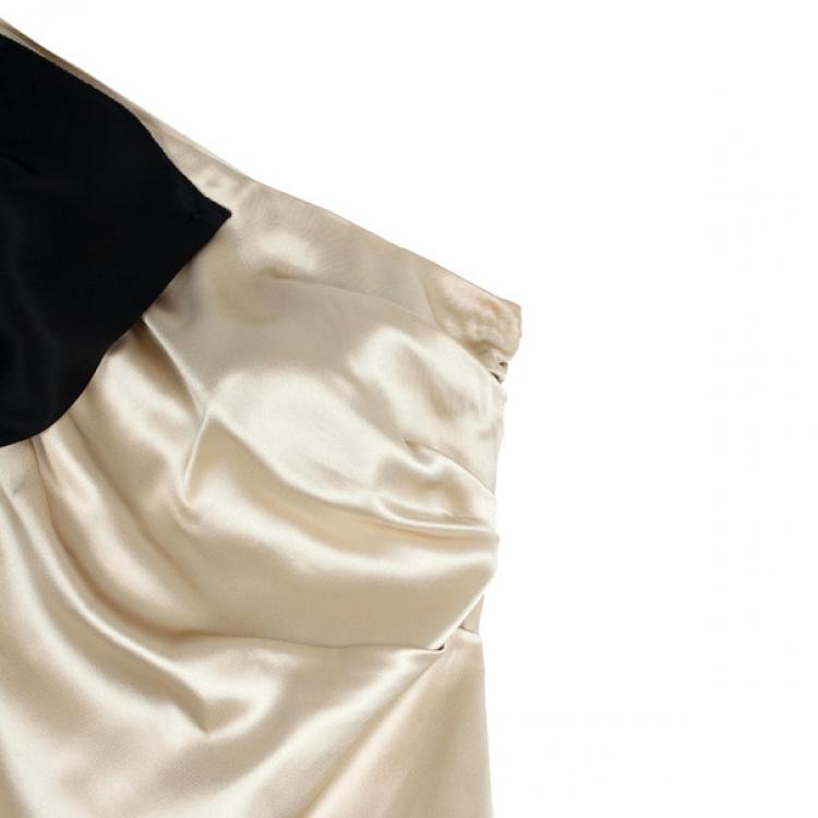 مملوكة مسبقًا D and G Bow Detailed Satin Dress M