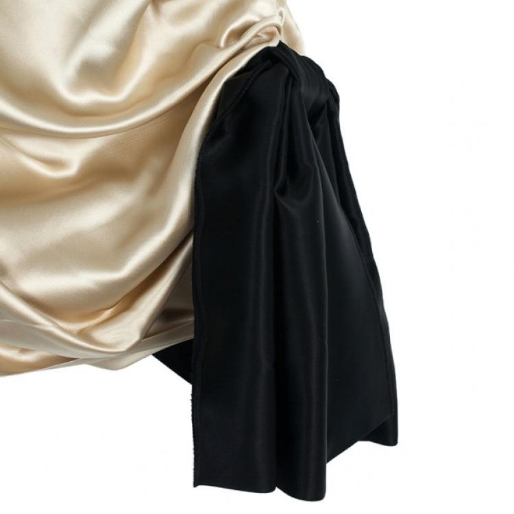 مملوكة مسبقًا D and G Bow Detailed Satin Dress M