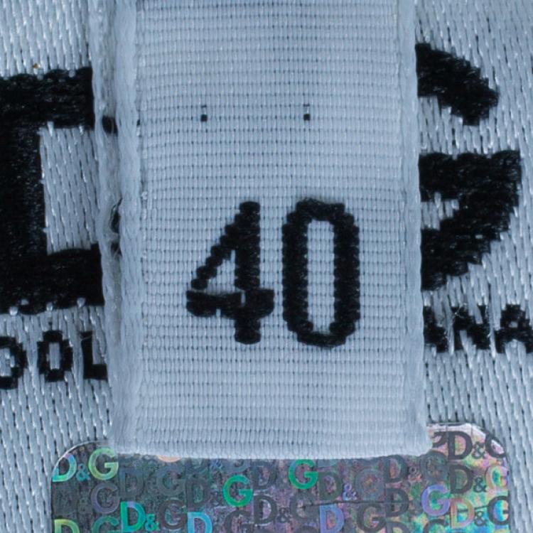 Pre Owned D and G Black Floral Sheath Dress S