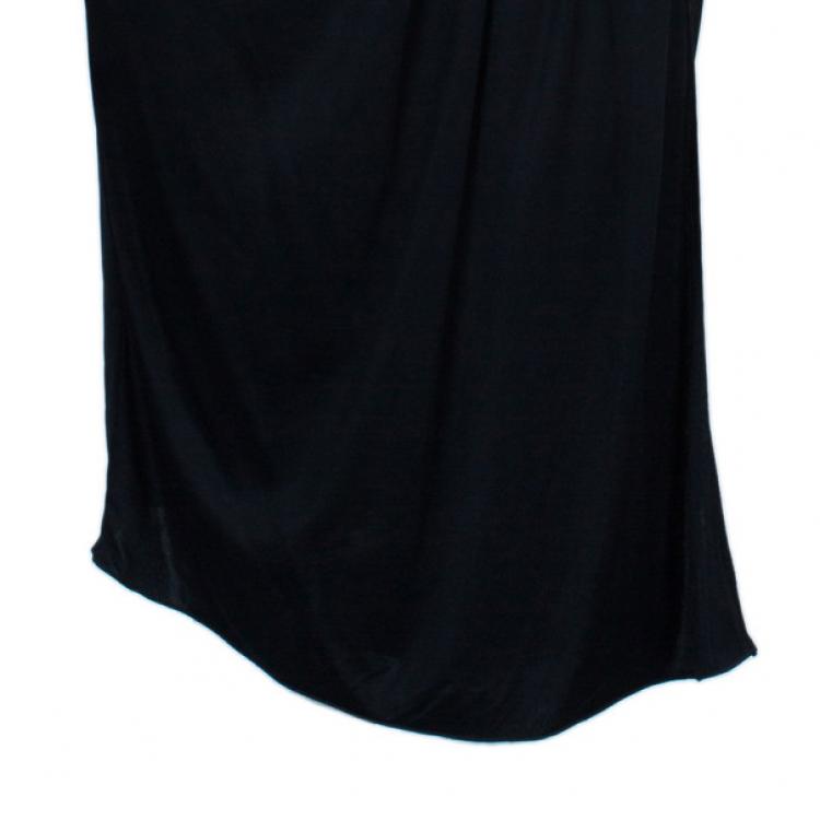 Pre Owned D and G Drape Detail Cocktail Dress M