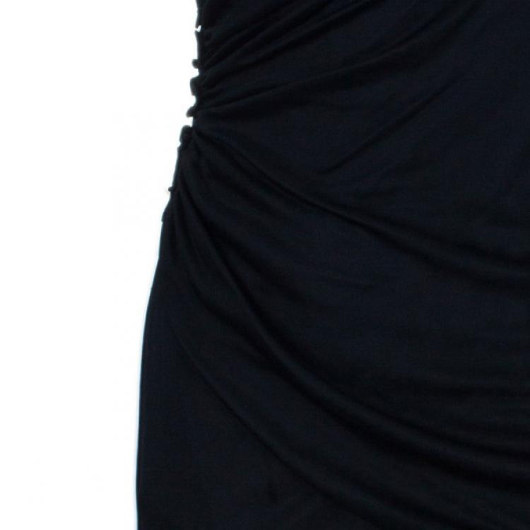 Pre Owned D and G Drape Detail Cocktail Dress M