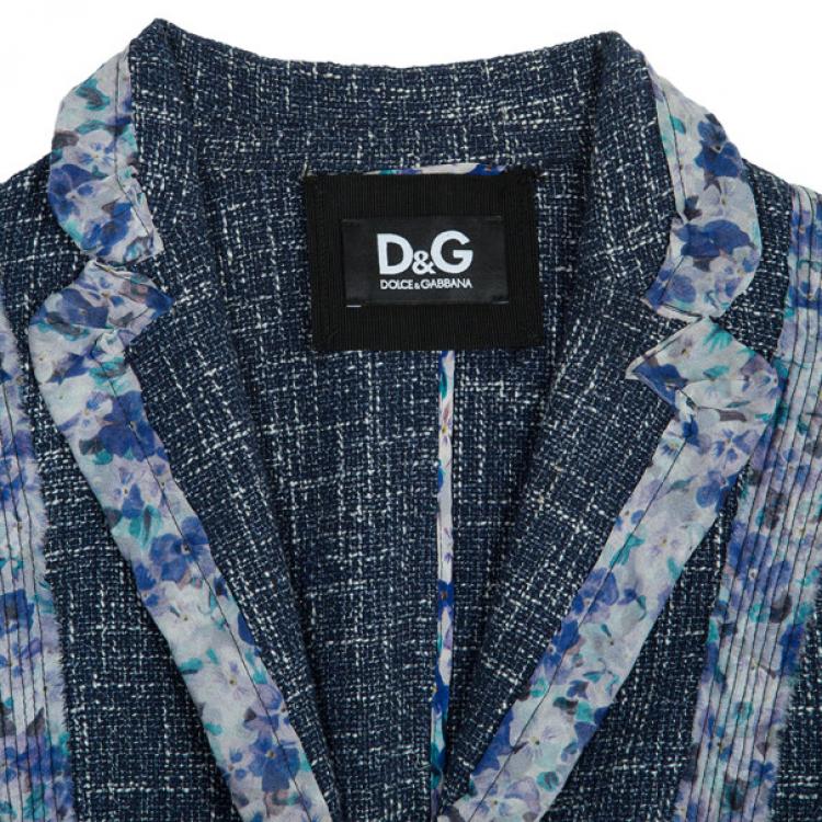 Pre Owned D&G Tweed Blazer S