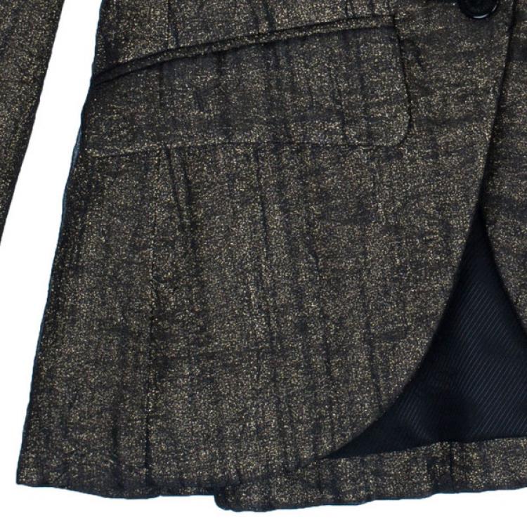 Pre Owned D and G Metallic Textured Jacket M