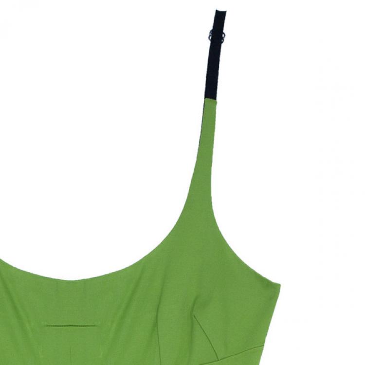 Pre Owned D and G Lime Green Sheath Dress M