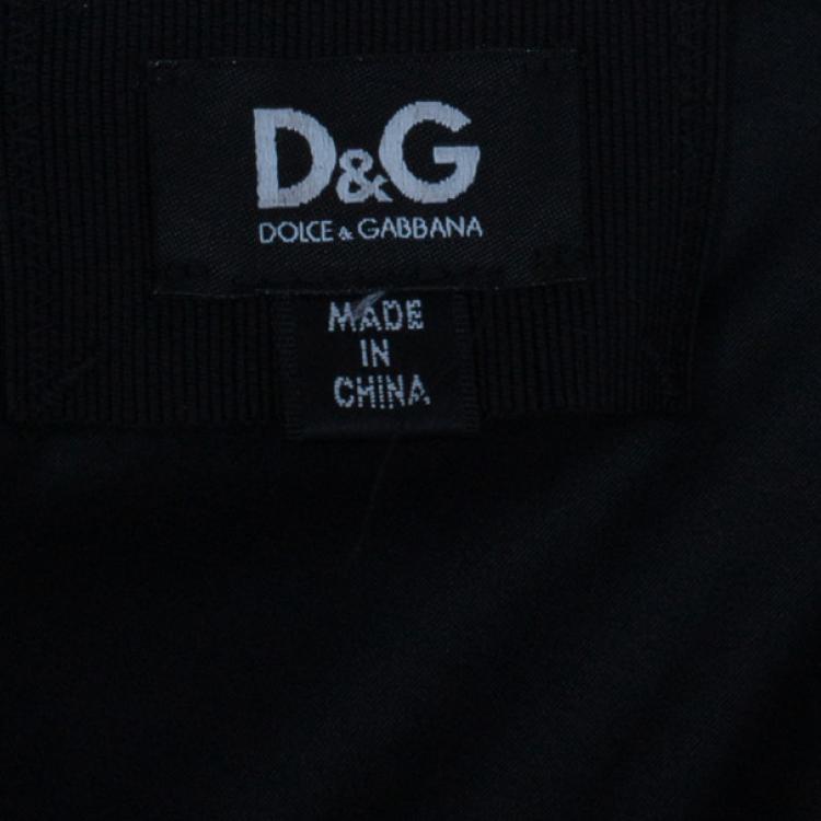 Pre Owned D and G Red Satin Sleeveless Cocktail Dress M