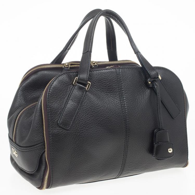 Pre Owned D and G Black Medium Kati Bag