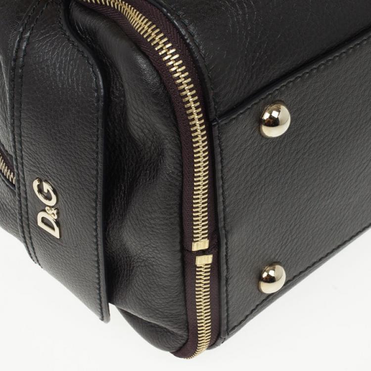 Pre Owned D and G Black Medium Kati Bag