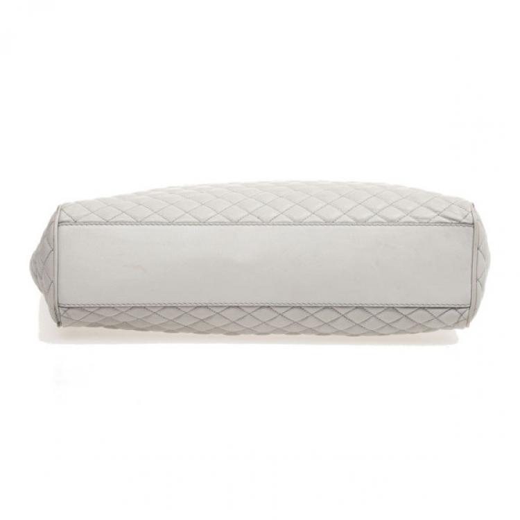 مملوكة مسبقًا D&G Grey Quilted Lily Glam Tote Bag