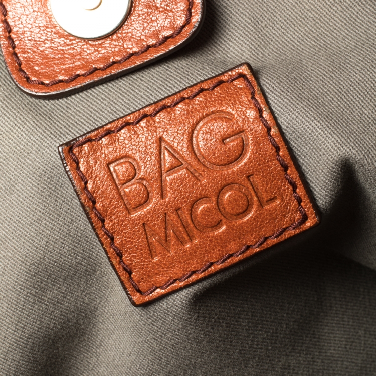 Pre Owned D&G Orange Leather Micol Tote