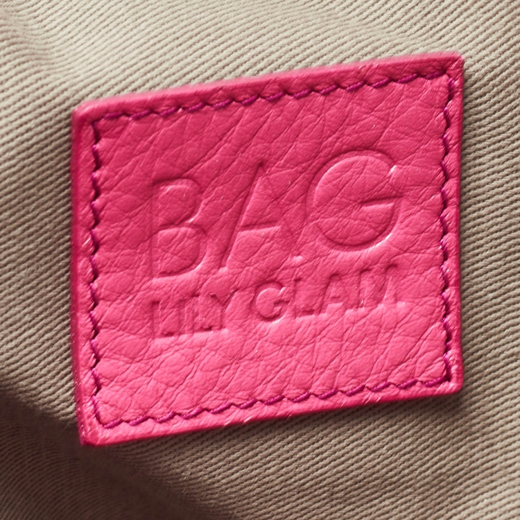 Pre Owned D&G Pink Quilted Leather Lily Glam Tote 