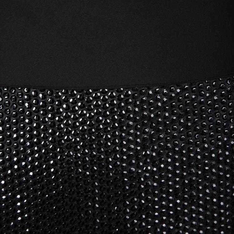 Pre Owned Diane Von Furstenberg Black Sequin Embellished Shizuka Mini Skirt M