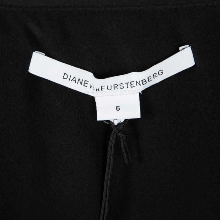 Pre Owned Diane Von Furstenberg Black Sequin Embellished Shizuka Mini Skirt M