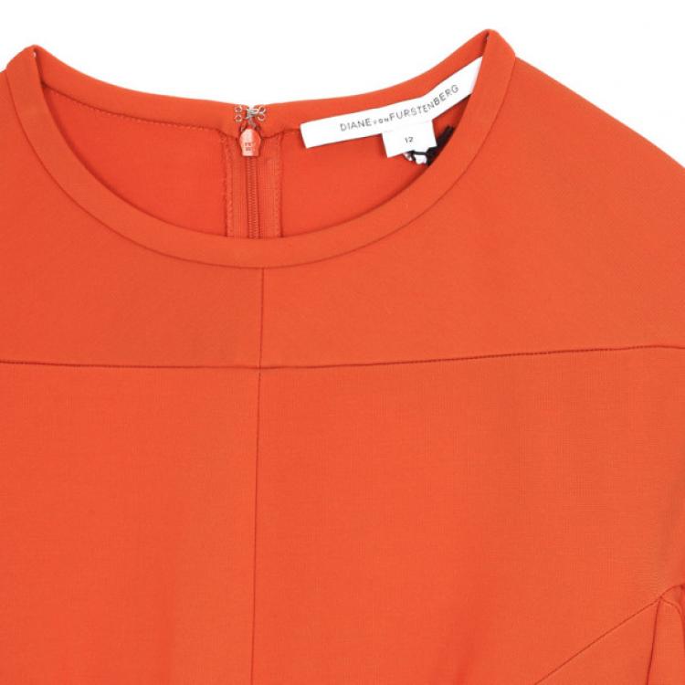 Pre Owned Diane Von Furstenberg Oka Mini Jersey Dress