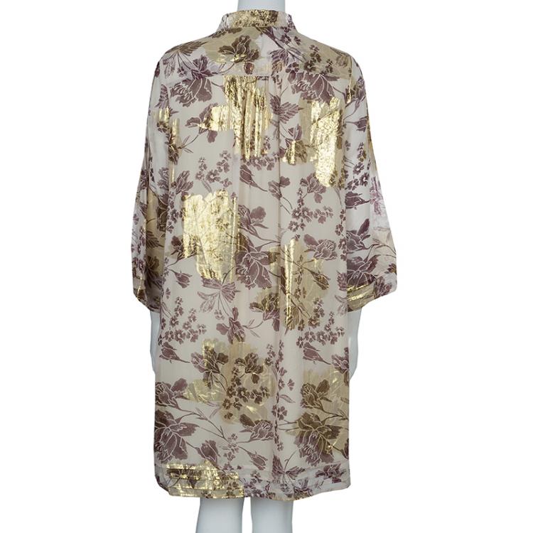 Pre Owned Diane von Furstenberg Multicolor Layla Dress L