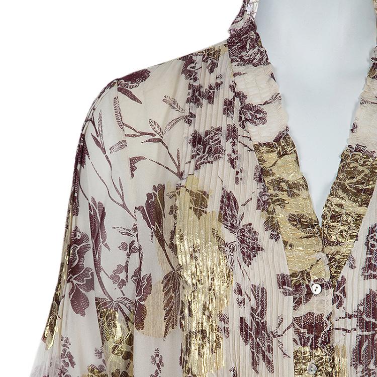 Pre Owned Diane von Furstenberg Multicolor Layla Dress L