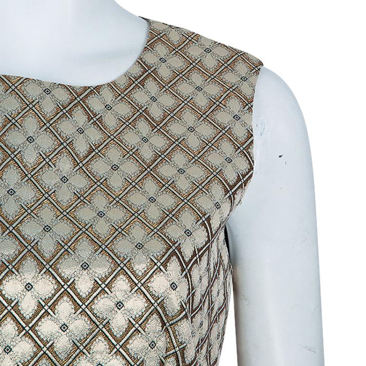 مملوكة مسبقًا Diane Von Furstenberg Gold Carrie Two Dress S