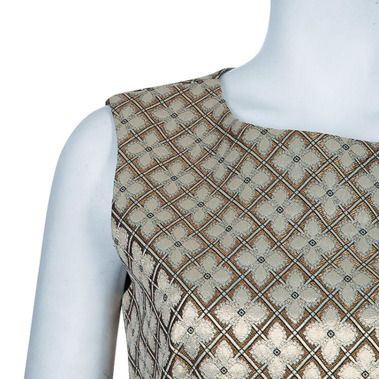مملوكة مسبقًا Diane Von Furstenberg Gold Carrie Two Dress S