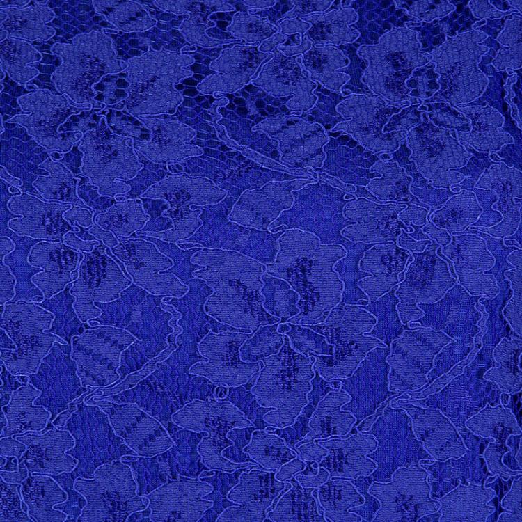 مملوكة مسبقًا Diane Von Furstenberg Cobalt Blue Zarita Lace Dress M