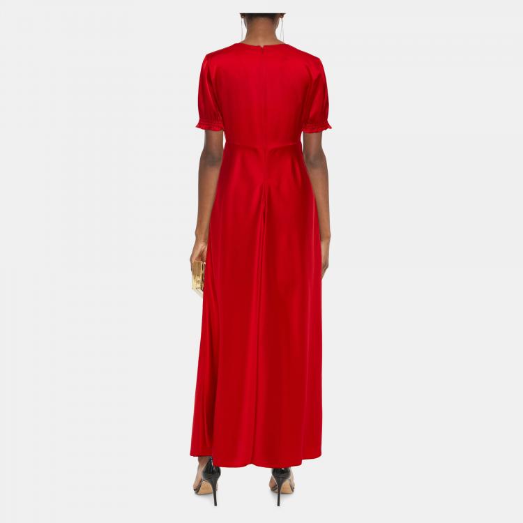 Pre Owned Diane Von Furstenberg Triacetate Gown 2