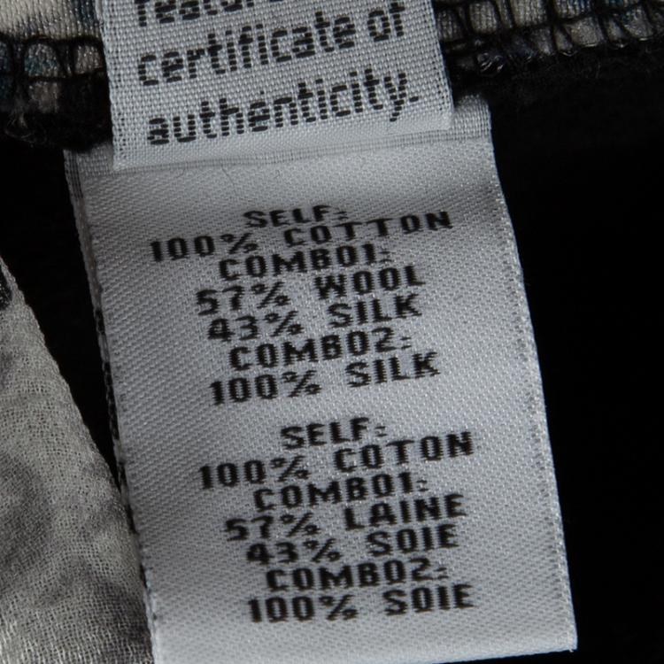 Pre Owned Diane Von Furstenberg Black Python Print Raglan Sleeve Lisha Sweatshirt S