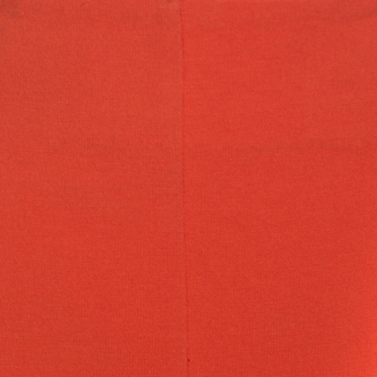 Pre Owned Diane Von Furstenberg Burnt Orange  Jersey Esme Pencil Skirt M