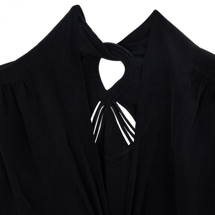 Pre Owned Diane Von Furstenberg Corrine Wrap Dress S