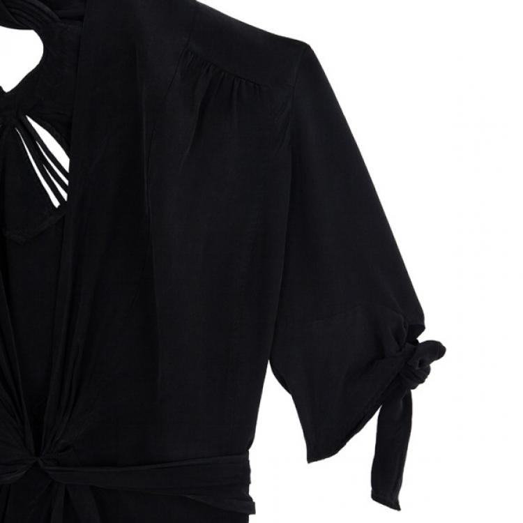 Pre Owned Diane Von Furstenberg Corrine Wrap Dress S