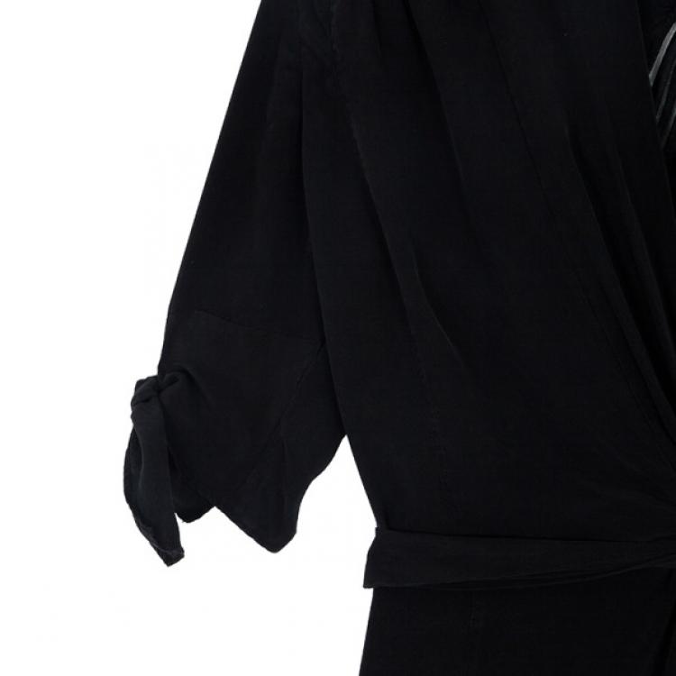 Pre Owned Diane Von Furstenberg Corrine Wrap Dress S