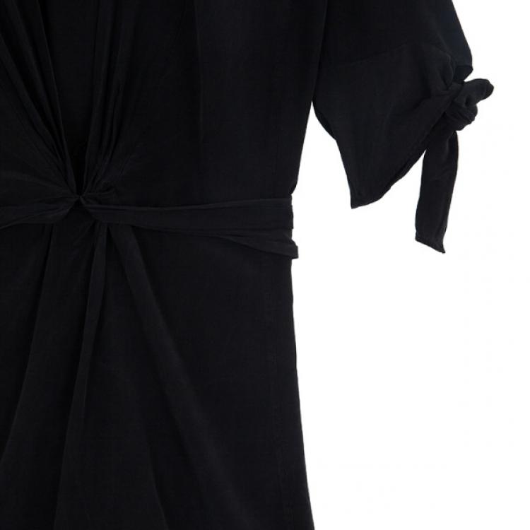 Pre Owned Diane Von Furstenberg Corrine Wrap Dress S