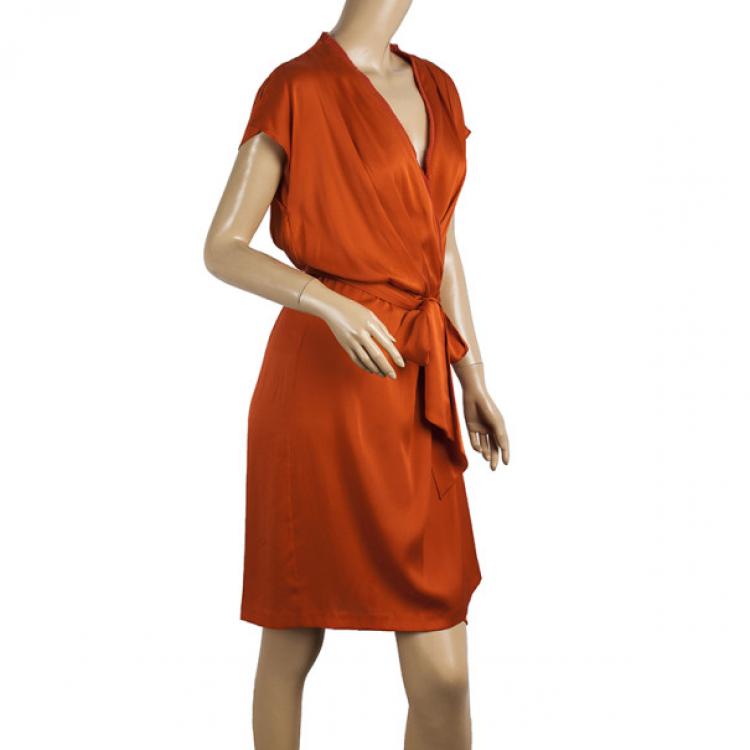 Pre Owned Diane Von Furstenberg Mateo Dress L