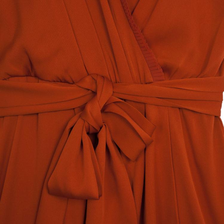 Pre Owned Diane Von Furstenberg Mateo Dress L