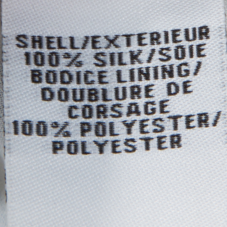 Pre Owned Diane Von Furstenberg White Printed Silk Off Shoulder Camila Dress S