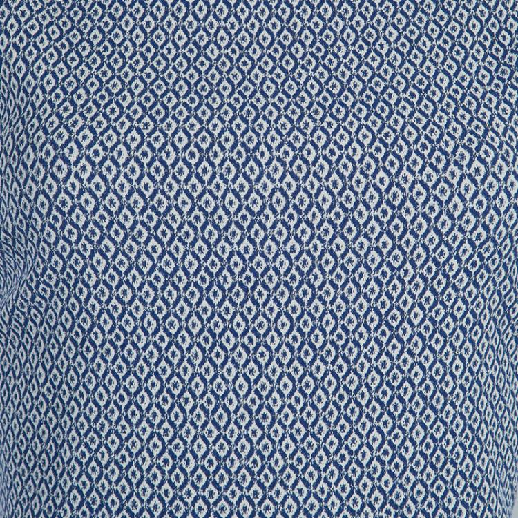مملوكة مسبقًا Diane Von Furstenberg Blue Printed Sleeveless Jeannie Dress S