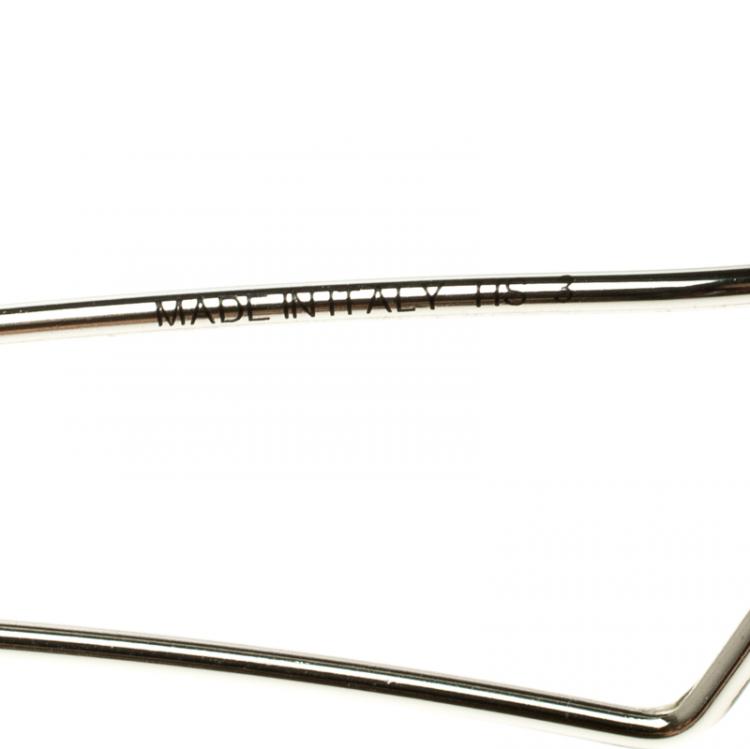 Pre Owned Dior Silver Mirrored TGUDC Diorama 1 Sunglasses