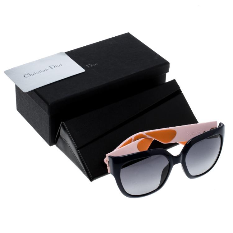 Pre Owned Dior Blue Gradient/Pink Accent My Dior 3R N46HD Oversized Sunglasses