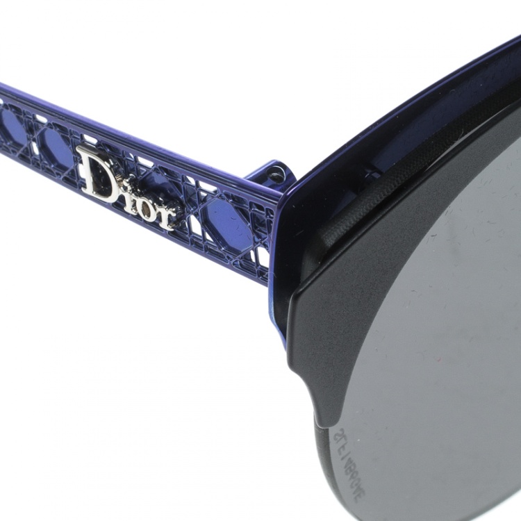 Pre Owned Dior Blue/Black G5V2K Diorama Club Sunglasses