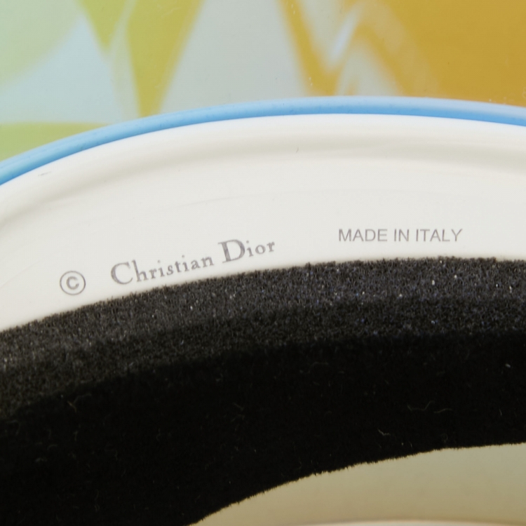 Pre Owned Dior Black/White DiorClub1 Visor Hat