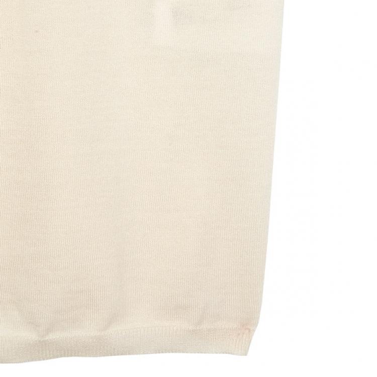 Pre Owned Dior Halterneck Embellished Top M