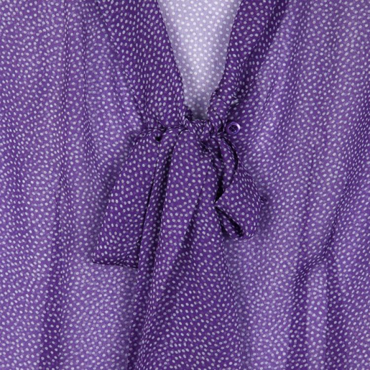 Pre Owned Dior Chiffon Scarf Top M