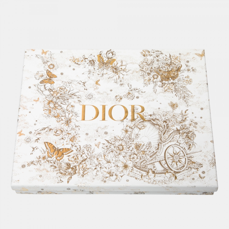 Pre Owned Dior Red Toile de Jouy Motif Silk Chez Moi Pajama Set M